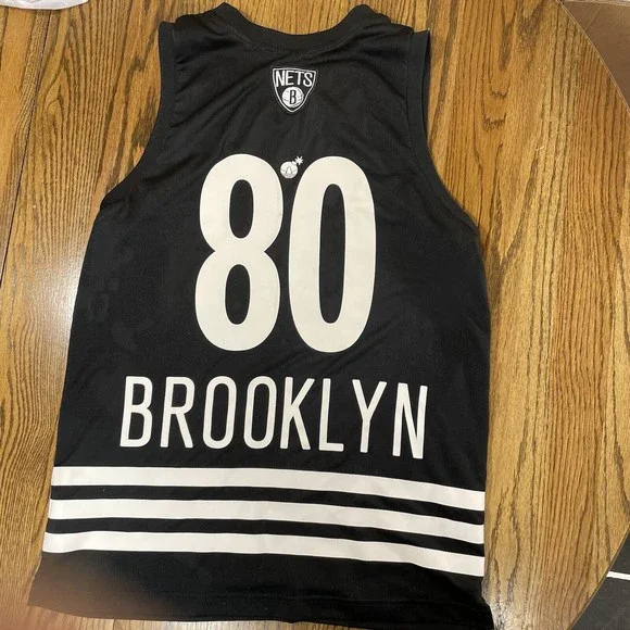 Adidas X The Hundreds NY JERSEY Brooklyn Nets NBA Basketball Size Medium Jersey - Picture 2 of 4